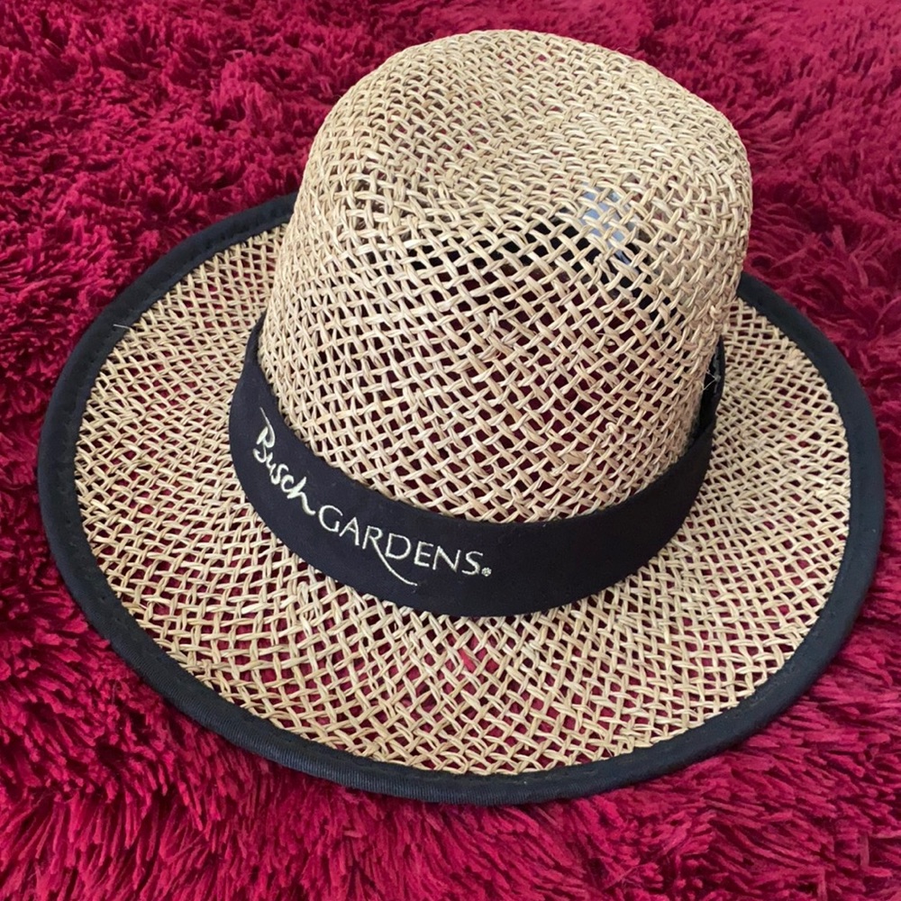 Busch Gardens straw sun hat